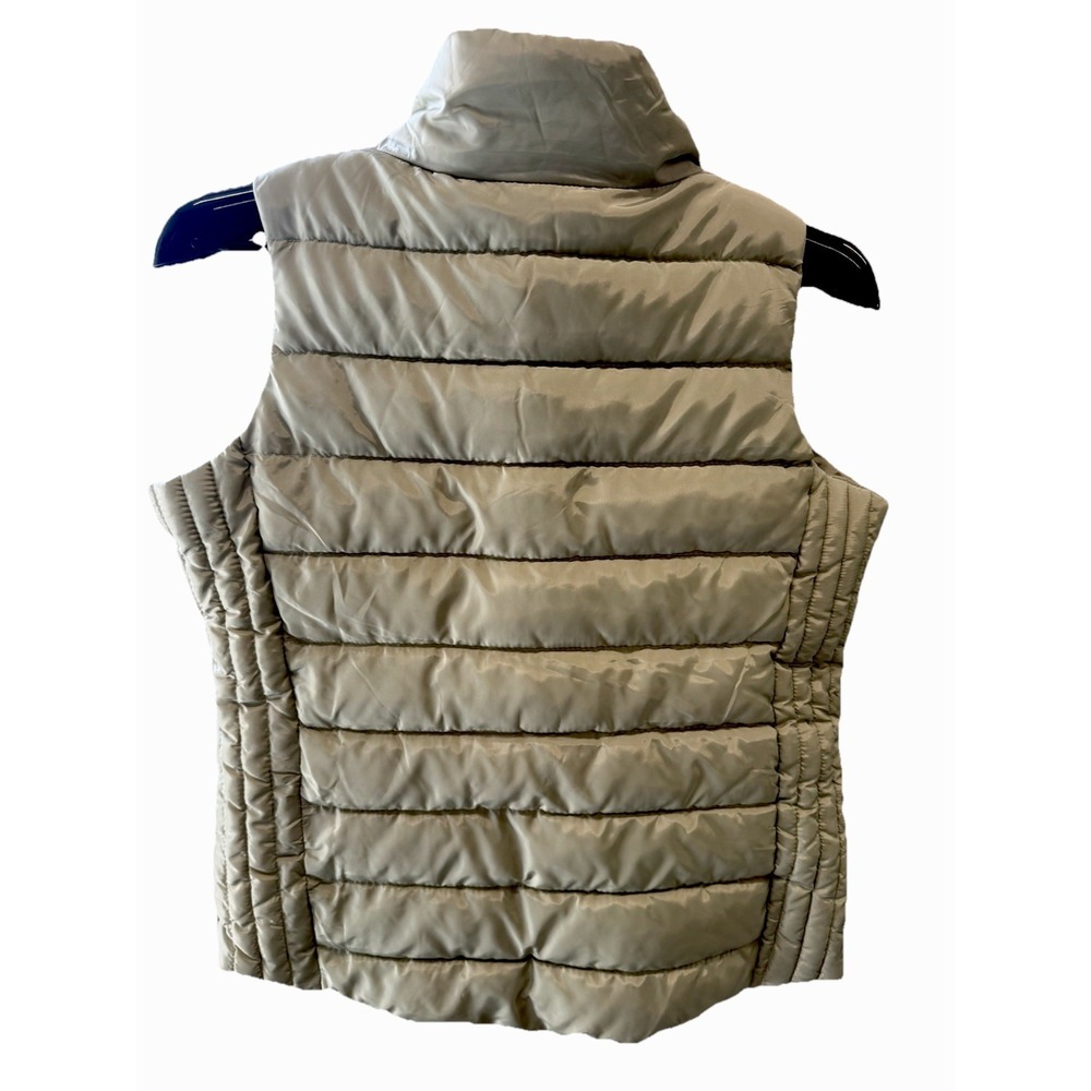 U.S. Polo Assn Women's Vest Light Green Soft Faux Fur Lining Size Small - Picture 6 of 6